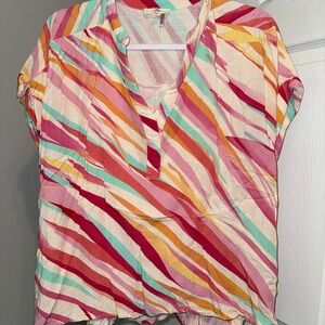 Entro Multicolor Striped Blouse